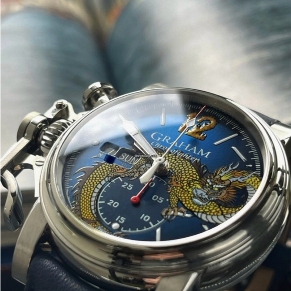 Graham Limited Edition 43/100. Chronofighter Dragon 44mm - Picture 6 of 9